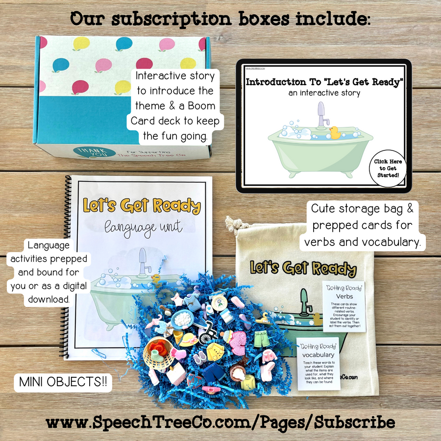 Subscription Box for Speech Therapy